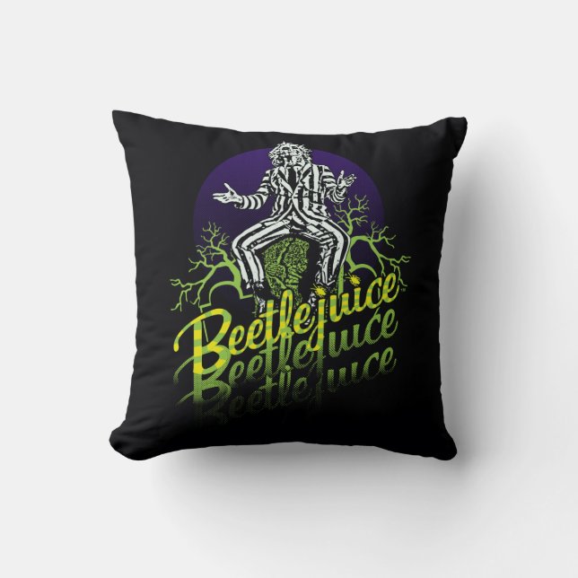 Beetlejuice | Sitta vid Gravsten Kudde (Framsida)