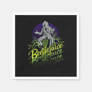 Beetlejuice Sitta vid Gravsten Pappersservett