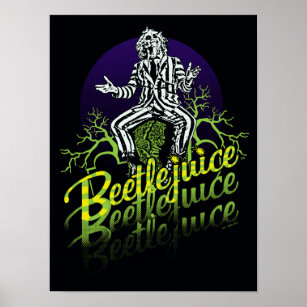 Beetlejuice   Sitta vid Gravsten Poster