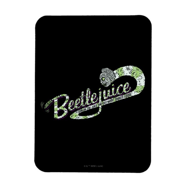 Beetlejuice | Slå på stolen Magnet (Vertikal)