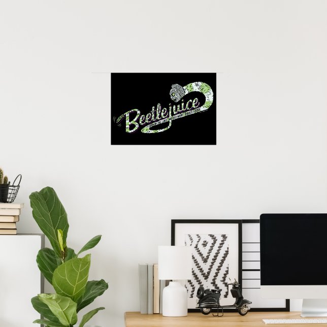 Beetlejuice | Slå på stolen Poster (Hemmakontoret)