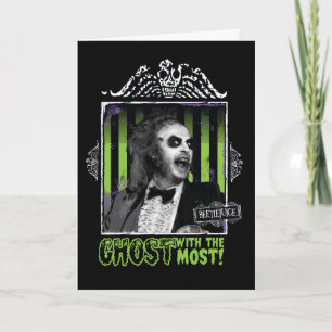 Beetlejuice "Spöket Med Det Mest" Porträtt Kort