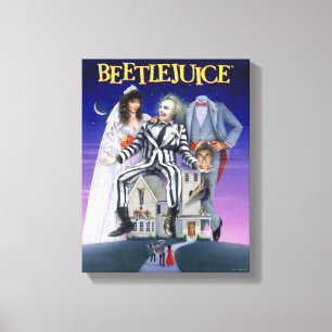 Beetlejuice Teaterisk Poster Canvastryck