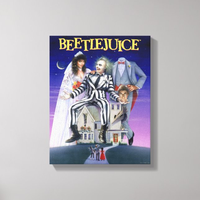 Beetlejuice | Teaterisk Poster Canvastryck (Framsida)