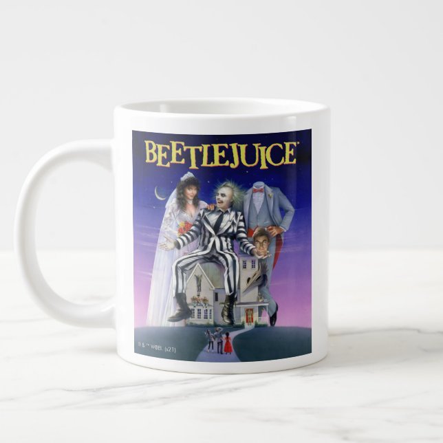 Beetlejuice | Teaterisk Poster Jumbo Mugg (Vänster)