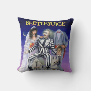 Beetlejuice   Teaterisk Poster Kudde