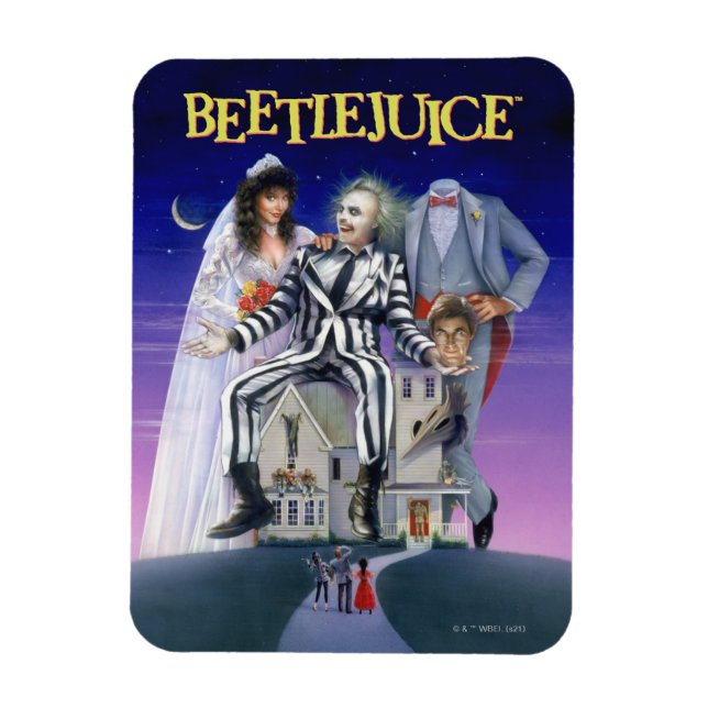 Beetlejuice | Teaterisk Poster Magnet (Vertikal)