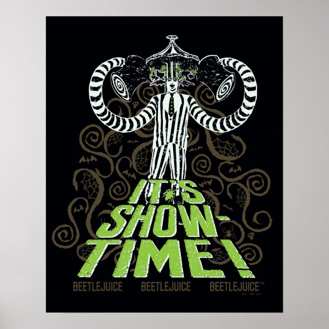 Beetlejuice | Visa tid! Poster (Framsidan)