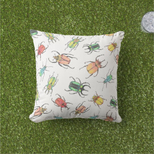Beetles Cute kärlek Kryp Kudde