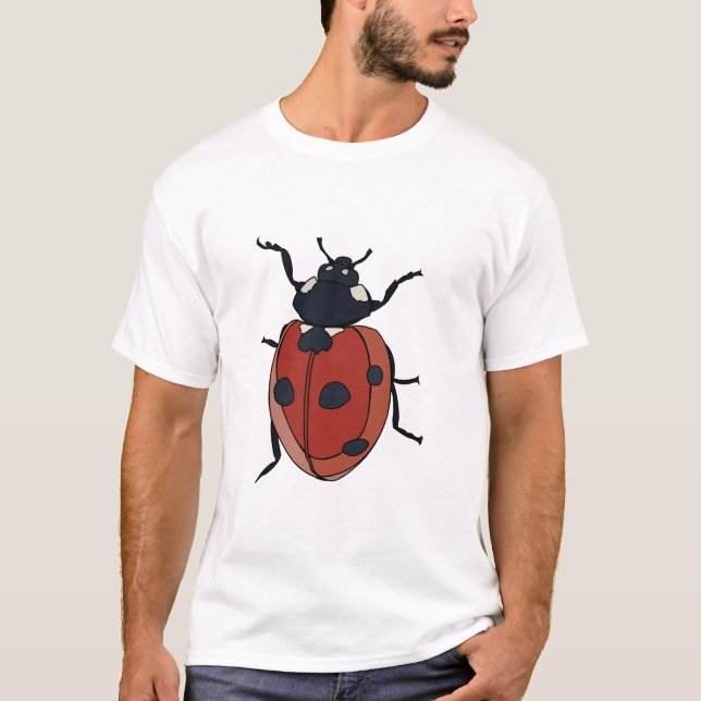 Beetles Insekt Ladybug Beetles T Shirt (Framsida)