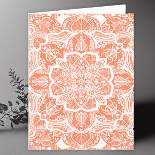 Beetles Mandala Art Blank Tack Kort