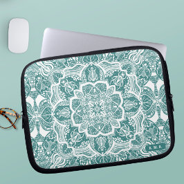 Beetles Mandala Laptop Fodral