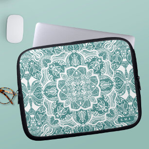 Beetles Mandala Laptop Fodral