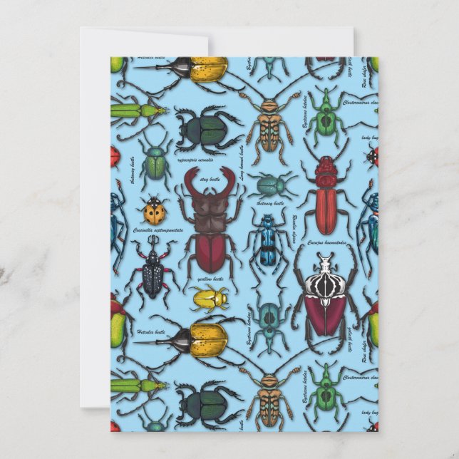 Beetles on blue (Framsida)