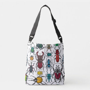 Beetles på white axelväska