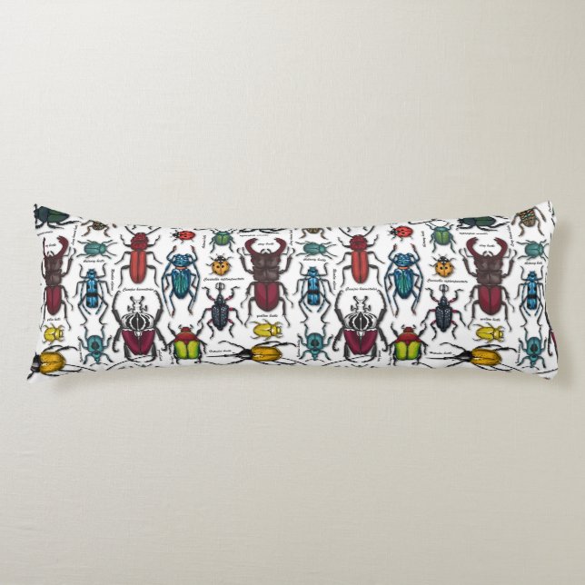 Beetles på white kroppskudde (Framsidan)