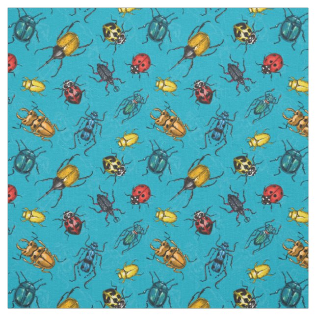 Beetles Tyg (Provkarta)