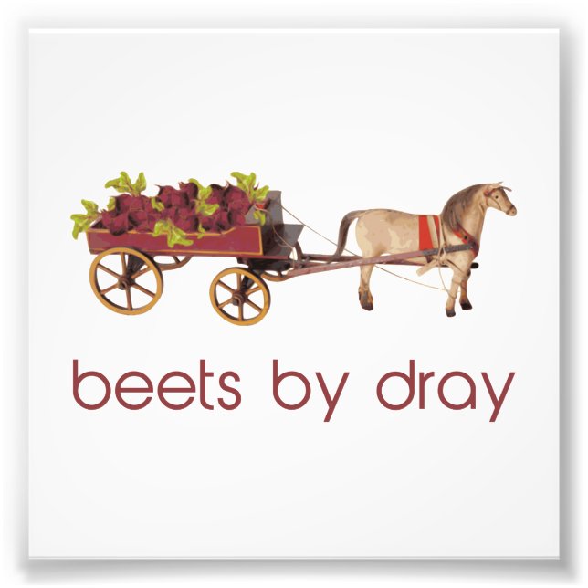 Beets by Horse Drawn Dray Fototryck (Framsidan)