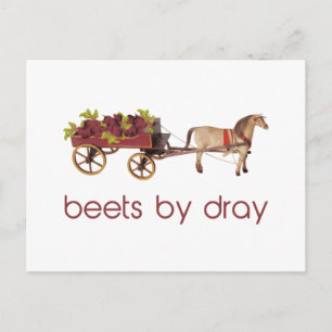 Beets by Horse Drawn Dray Vykort
