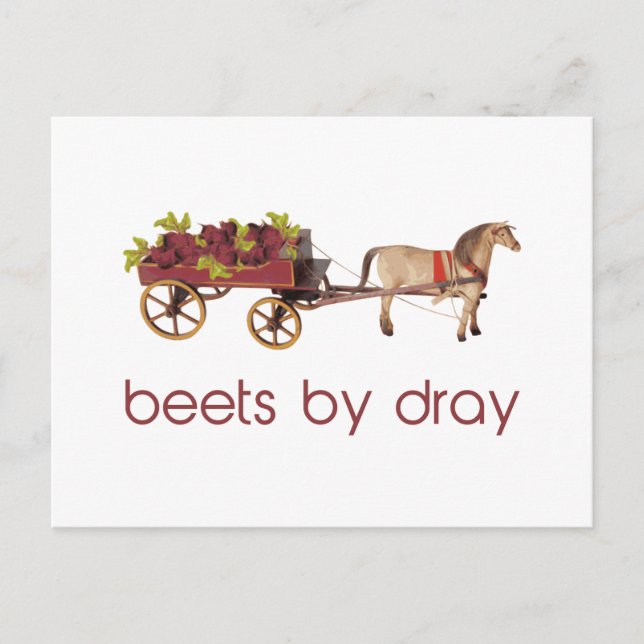 Beets by Horse Drawn Dray Vykort (Framsida)