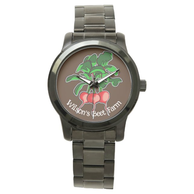 Beets Farmer Farm Namn Gardener Armbandsur (Framsida)