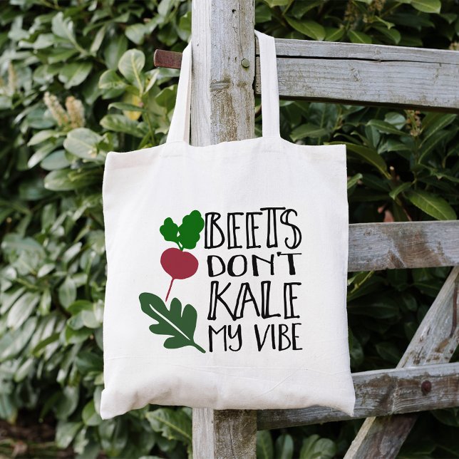 Beets känner inte min vibe tygkasse (Skapare uppladdad)