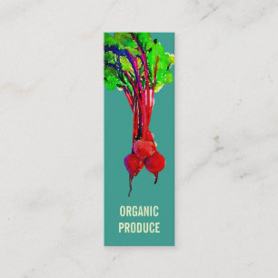Beets Vegetable Mini Visitkort