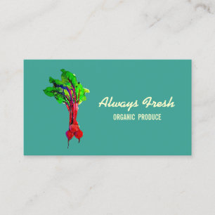 Beets Vegetable Visitkort