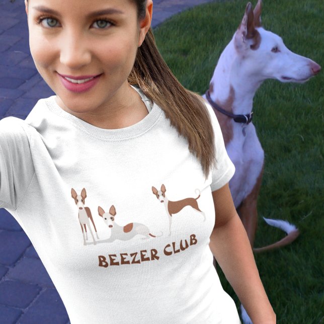 Beezer Klubb Ibizan Hound Podenco T Shirt (Skapare uppladdad)