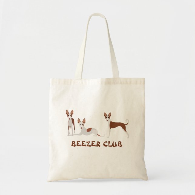 Beezer Klubb Ibizan Hound Podenco Tygkasse (Framsidan)