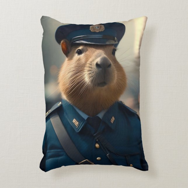 Befäl Capybara: Att hålla freden, Prydnadskudde (Framsidan(Vertikal))