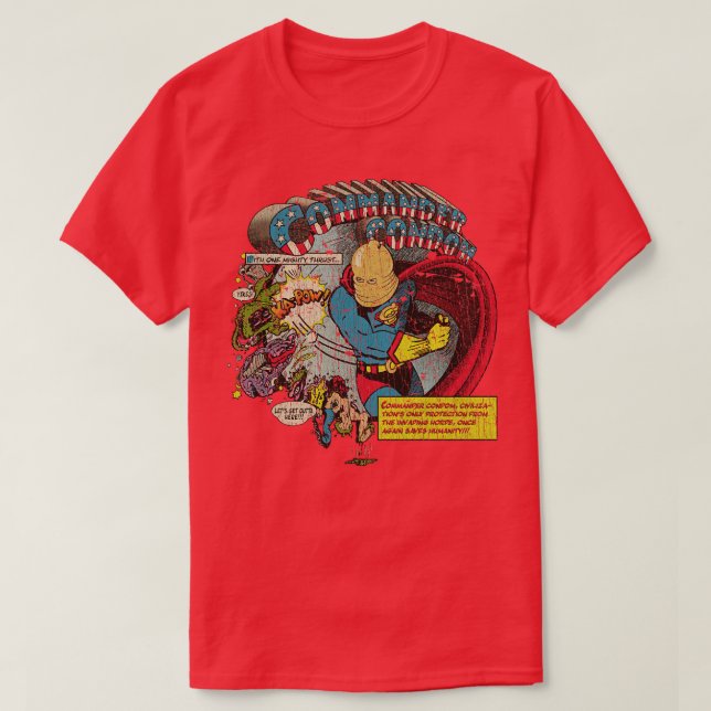 Befälhavare Condom Mighty Thrust 1987 T Shirt (Design framsida)