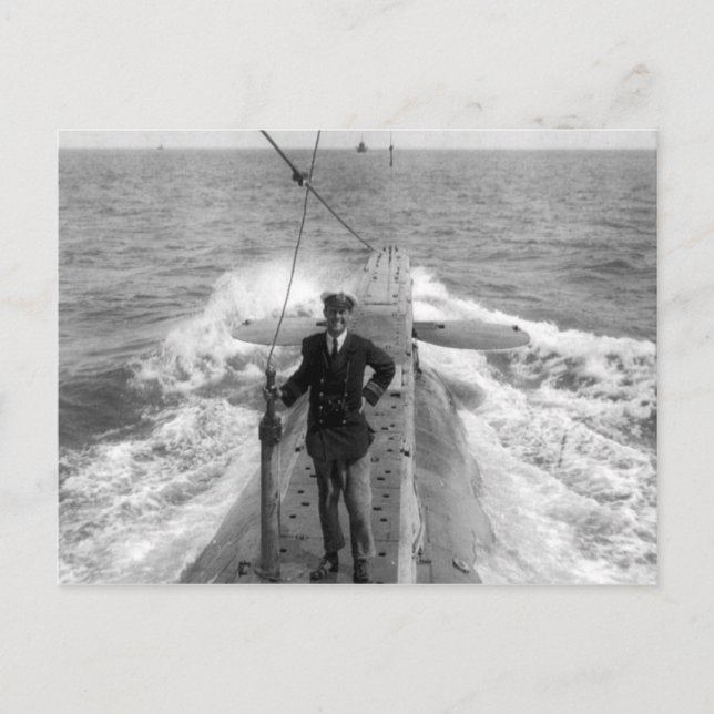 Befälhavare E C Boyle VC Vykort (Framsida)