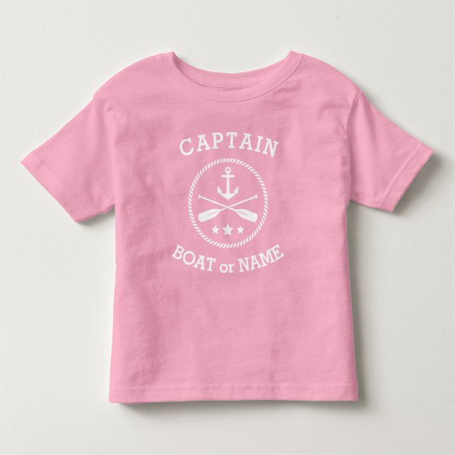Befälhavare eller havets flaggor i Namn Nautical A T Shirt (Framsida)