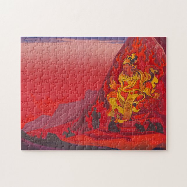 Befälhavare för Rigden Djapo av Nicholas Roerich Pussel (Horisontell)