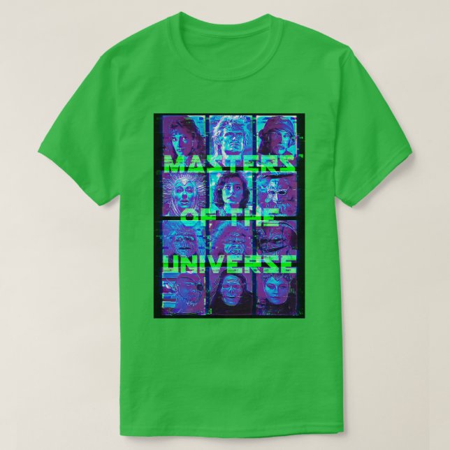 Befälhavare för Universe Glitch T Shirt (Design framsida)
