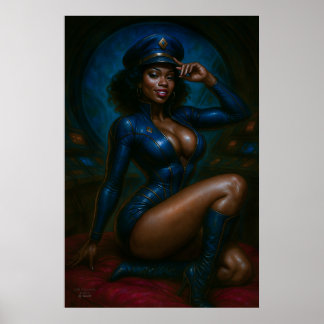 Befälhavare Gail Kween Poster | Pinupet Sultry-Sci