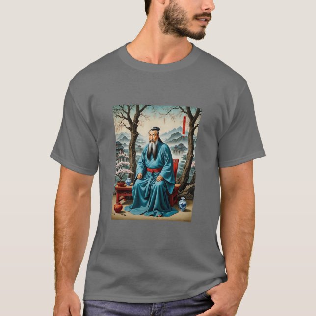 Befälhavare i Blommar Art Tee (Framsida)