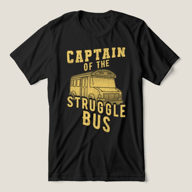 Befälhavare i kampen mot Buss T Shirt (Design Framsida)