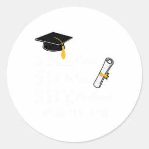 Befälhavare i Social i Studenten Runt Klistermärke