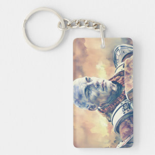 Befälhavare i Watercolor Keychain