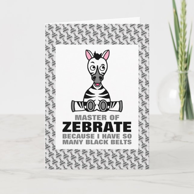 Befälhavare i Zebrate, Zebra Kort (Framsida)