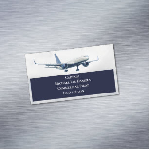 Befälhavare på marinflygplanet Pilot Flygplan i Hi Magnetiska Visitkort