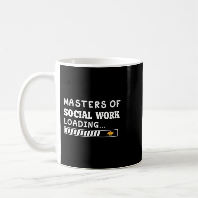 Befälhavare på Social arbete MSW Studenten Future  Kaffemugg (Vänster)