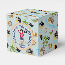 Befälhavare vid Pirat Fraktens Födelsedagsfest Presentaskar