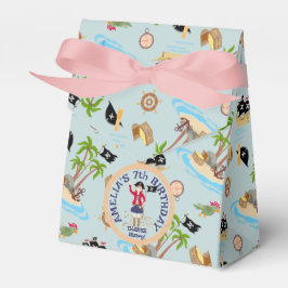 Befälhavare vid Pirat Fraktens Födelsedagsfest Presentaskar