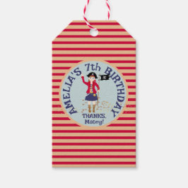 Befälhavare vid Pirat Fraktens Födelsedagsfest Presentetikett