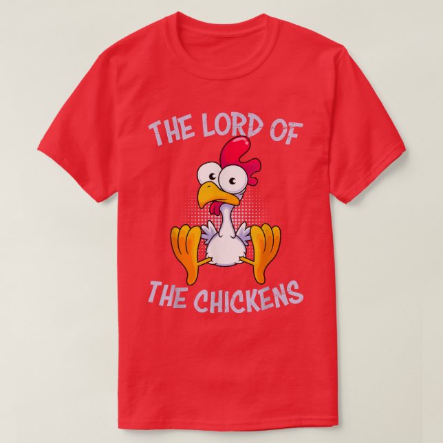 Befälhavaren på kycklinguppfödaren Chicken T Shirt (Design framsida)