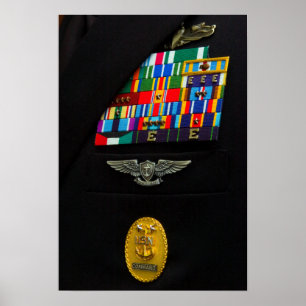 Befälhavarens bricka poster