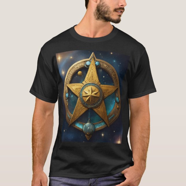 Befälhavarens emblem: Galactic Guardians T Shirt (Framsida)